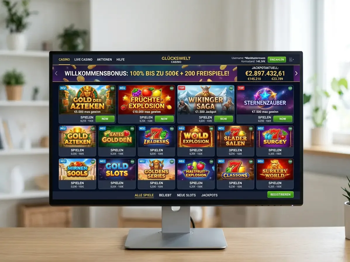 Spieleauswahl bei Betcollect